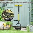 thumbnail image 6 of Surpdew Manual Edger Lawn Tool 42-Inch, Half Moon Edger Chopper Lawn Tool With V-Shape Serrated Blade, Solid Steel Lawn Edger Tool With Soft T-Grip, Garden Edger For Sidewalk, Grass, Yard, Landscape, 6 of 8