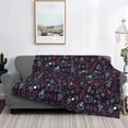 thumbnail image 2 of Fotbe Thanksgiving Seamless Pattern Manta de Franela con Estampado, Manta Ultrasuave para Cama, Sofá, Auto, Hipoalergénica y Antibolitas-60"x50", 2 of 6