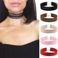 thumbnail image 1 of Funie Gothic Multilayer Choker Lobster Clasp Gothic Party Club Pub Women's Necklace, 1 of 7