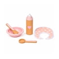 thumbnail image 6 of Moover Wooden Eating Set, Pink - Toddler Doll Feeding Tableware Play Set, 18M+, 6 of 6