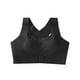 thumbnail image 2 of Sujetador de mujer Hacer subir Elastic Acolchado Hebilla delantera Sujetador deportivo Ropa interior antideslizante inalámbrica, Negro, L AweSitey AP001020-03, 2 of 7