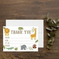 thumbnail image 2 of Koyal Wholesale Kids Fill in the Blank Thank You Cards 20 Cards Including Envelopes Safari Jungle Animals, 2 of 5