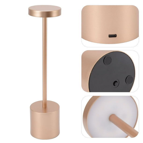 Lámpara de escritorio LED de metal control táctil atenuación continua lámpara de mesa de estilo nórdico 3 niveles temperatura de color luz nocturna para niños lámpara ANGGREK Otros