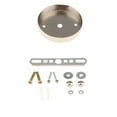 thumbnail image 4 of kusrkot 5xCeiling Plate Straight Edge Base Pendant Light Accessories Nickel, 4 of 9