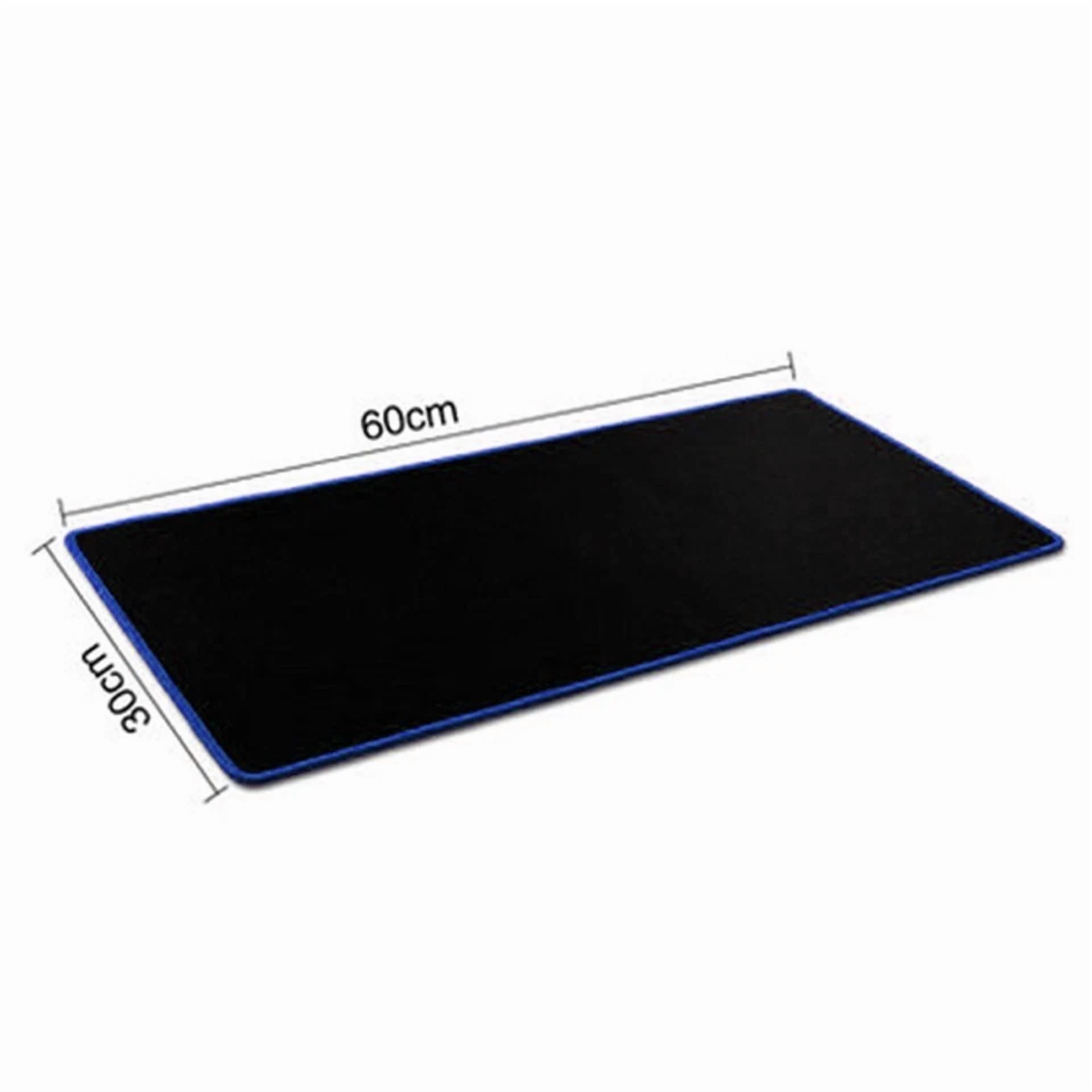 PRIME- 28.6*11.8Inch Large Blue Edge Pc Laptop Computer Rubber Gaming Mouse Pad Mat