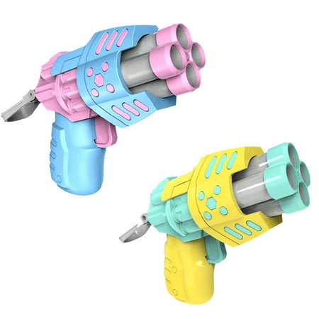 SHELLTON 2PCS Toy Guns for Kids With 18 Soft Foam Bullet Toy Blaster Gun Refill Darts Safety Training Play Child Gun Foam Toy Guns