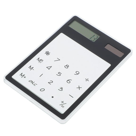 Portable Ultra Thin Calculator Transparent Office Student
