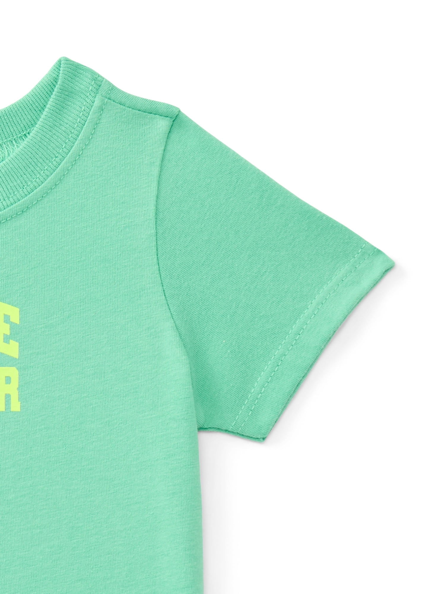 Wonder Nation Baby Boy Short Sleeve Graphic T-Shirt, Sizes 0-24 Months