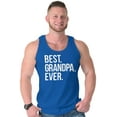 thumbnail image 5 of Best Grandpa Ever Grandfather Poppop Tank Top Sleeveless Tee Men Brisco Brands S, 5 of 6