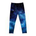 thumbnail image 5 of Odeerbi 3-8 Años Leggings Niñas Estampado Cielo Estrellado Mallas Elásticas Pantalones Verano Starlit Cintura Alta Suave Pantys, 5 of 5