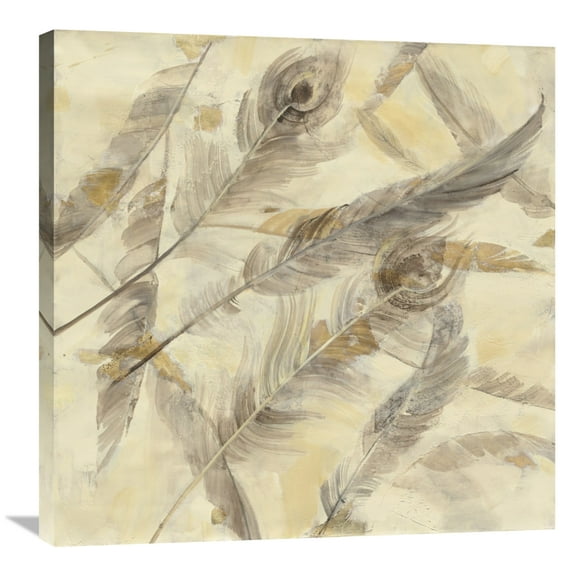 Global Gallery Albena Hristova 'Falling Feathers' Canvas Wall Art