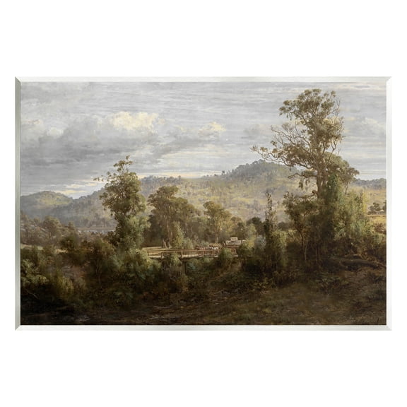 Classic Nature Woodland View Landscape Painting Unframed Art Print Wall Art
