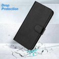 thumbnail image 4 of compatible Google Pixel 6 Pro Case, Litchi Grain PU Leather Folio Cover Magnetic Closure Flip Wallet Card Slots Stand Case With Hand Strap,Brown Cheap and fine, 4 of 5