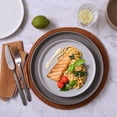 thumbnail image 6 of Famiware 12-Piece Stoneware Dinnerware Set with Plates & Bowls for 4, 6 of 10