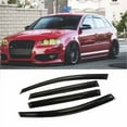 thumbnail image 5 of Window Deflectors Fit for 2006 2007 2008 2009 2010 2011 2012 2013 Au-di A3 Hatchback 4-Door Rain Window Visors Vent Guard Dark Smoke, 5 of 7
