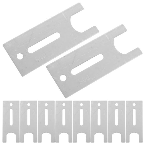 Hemoton  10 Pcs Sliding Window Lock Plate Safety for Windows Doors