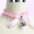 thumbnail image 4 of Bague de Cou en Forme de Nœud Papillon de Style Harajuku pour Femmes Portant (Rose), 4 of 7