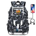 thumbnail image 1 of Messi Barcelona printed backpack travel bag Student school bag Waterproof computer bag7, 1 of 4