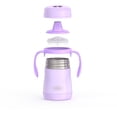 thumbnail image 3 of Thermos Kids Vacuum Insulated Stainless Steel 7 oz Sippy Cup with Handles, Lavender, 3 of 3