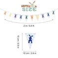 thumbnail image 3 of Decoraciones De Pancartas De Pascua Happy Easter Bunny Bunting Garland Decoración De Pascua Decoración De Fiesta En Casa Favores sonducket HA034768-00, 3 of 6
