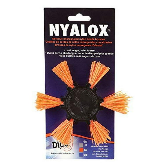 Dico 7200045 4" Medium Nyalox Flap Wire Brush