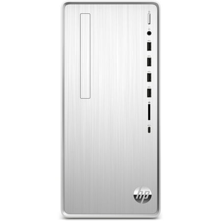 HP Pavilion Desktop TP01-3030 Bundle PC, Intel Core i3-12100, 8GB DDR4 RAM, 512GB SSD, Windows 11 Home, Snow White, 577D5AA#ABA