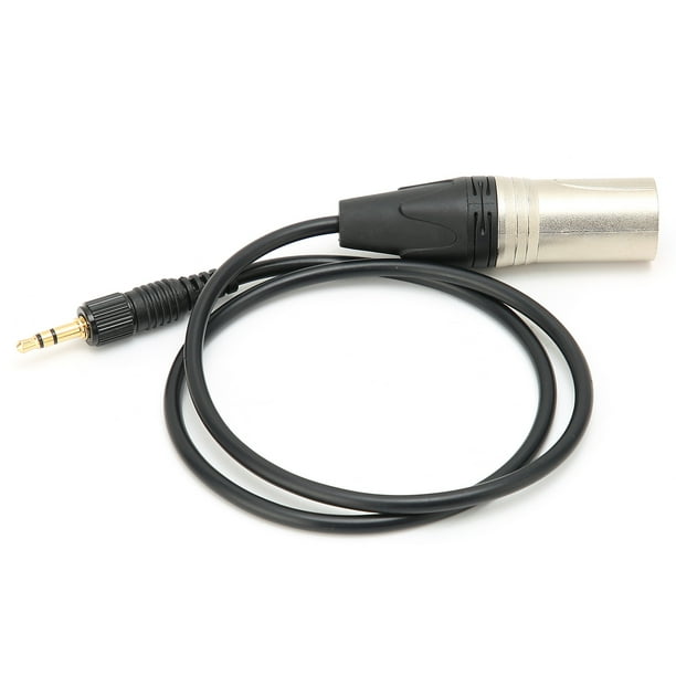 Cable de 3.5 mm A XLR Cable de 1/8 Pulgada TRS Macho A XLR Cable de Convertidor de Audio Equilibrado Masculino Para