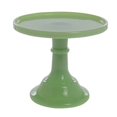thumbnail image 2 of Jadeite 6" Glass Cake Stand - By Mosser Glass, 2 of 3