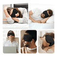 thumbnail image 3 of Antifaz  Lab.G 3d Para Dormir Adjustable Negro, 3 of 4