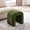 Green, variant on ONEVOG Upholstered Velvet Ottoman Foot Stool, Modern U-Shaped Arch Accent Stool for Living Room Bedroom, Rust
