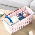 thumbnail image 6 of Plastic Hanging Storage Basket | Wall-Mounted Adjustable Hook | Ventilated Drainage | Multipurpose Organizer for Kitchen Bathroom Toilet Pool | 25.5x15.5x14cm | 1 Pack | Lightweight Durable Shelf, 6 of 7