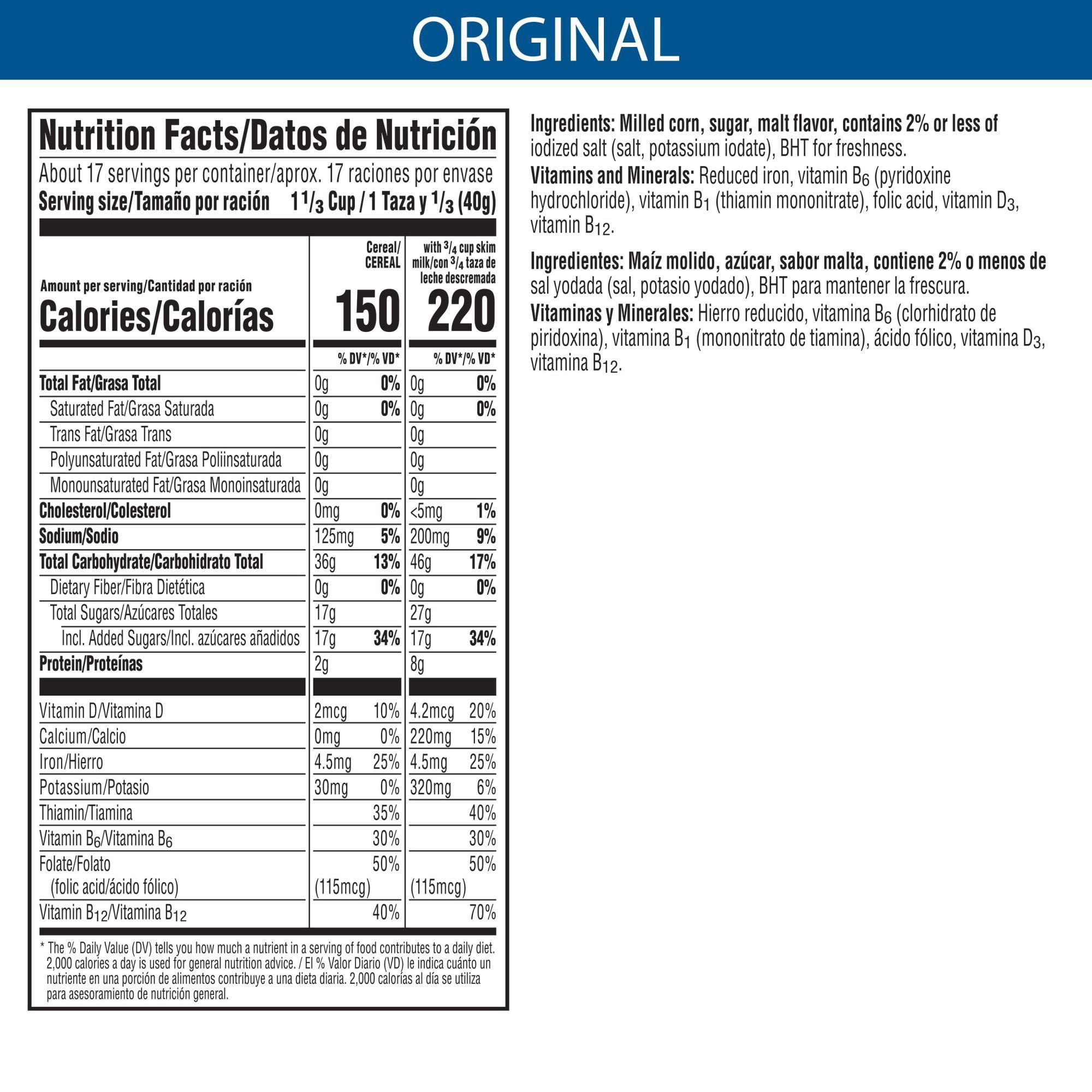 Kellogg's Zucaritas Original Cold Breakfast Cereal - 25 oz- Pack of 2
