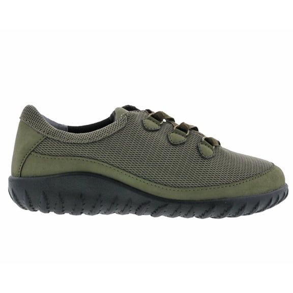 Drew Shine Women Casual Shoe In Olive Mesh Combo