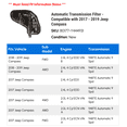thumbnail image 2 of Automatic Transmission Filter - Compatible with 2017 - 2019 Jeep Compass 2018, 2 of 2