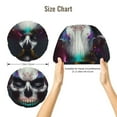 thumbnail image 5 of Yiaed Modern Abstract Colorful Skull C Print Satin Bonnet Silk Bonnet Hair Bonnet for Sleeping Hair Bonnets, 5 of 6