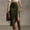 *Army Green, variant on Women's High Waist Ruched Asymmetrical Midi Skirt with Slit, Casual Summer Bodycon Skirt Pink,Women's Plus XXL