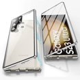 thumbnail image 3 of For Samsung Galaxy S24Ultra S22 S23 Ultra S23 FE Case Metal Alloy Magnetic 360° Full Surround Screen HD Glass Protection Cases, 3 of 5