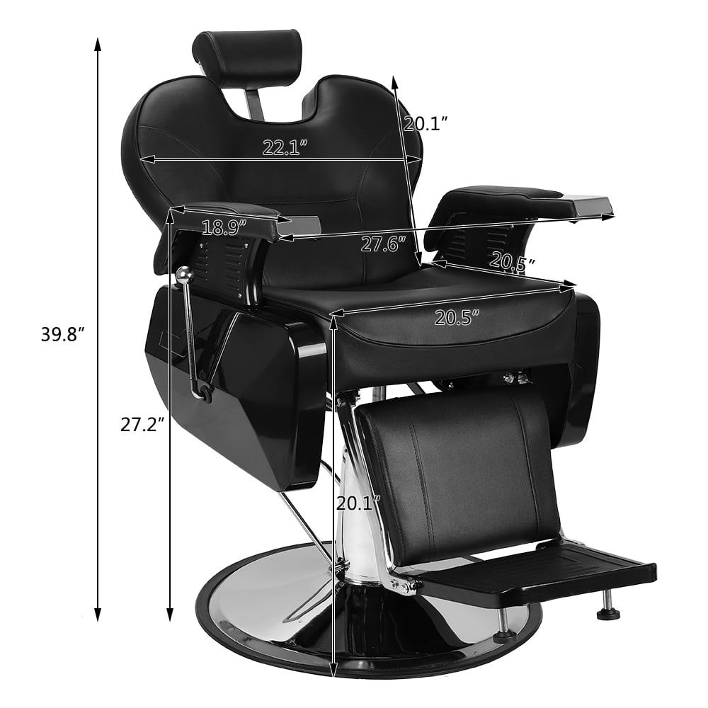 Ktaxon Heavy Duty Barber Chair, Adjustable Recliner for Tattoo