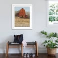 thumbnail image 3 of Art.com Red Barn View I Art Print by Tim O'toole, White Frame Wall Art, 32" x 40", 3 of 5