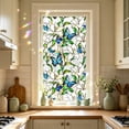 thumbnail image 5 of AUNVITO Static Cling Window Film 43 x 100 cm, Floral Stained Glass Decal, Privacy Window Decoration, Removable Window Sticker, 5 of 6
