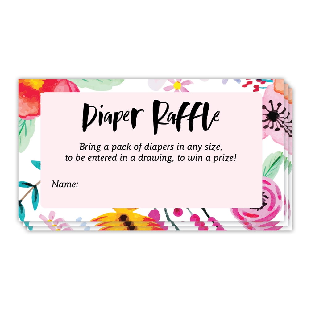 baby shower prize tickets