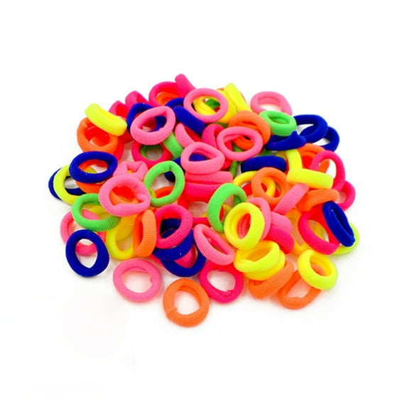 MLINS Assorted Color Cloth Hair Ties for Girls with Good Elasticity for Durable Use Perfect for Ponytail Holding and Sports Activities