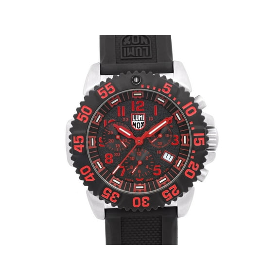 Luminox Navy Seal Colormark Chronograph 44mm Black Dial Quartz Men Watch XS.3195