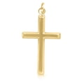 thumbnail image 3 of 14K Yellow Gold Cross Religious Pendants / Charms for Men and Women, 3 of 6