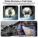thumbnail image 4 of 4K Full HD Camara de Seguridad WiFi Exterior, Cámara de Vigilancia Exteriores/Interior, IP66 Cámara Inalámbrica WiFi de 360° A Todo Color con Visión Nocturna Acceso Remoto Alerta etc (Negro), 4 of 5