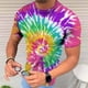 thumbnail image 2 of Camiseta de diario unisex para hombre, estampado gráfico en 3D, estampado teñido anudado, camisetas de manga corta, blusa informal Pompotops  oipoqjl31404, 2 of 9