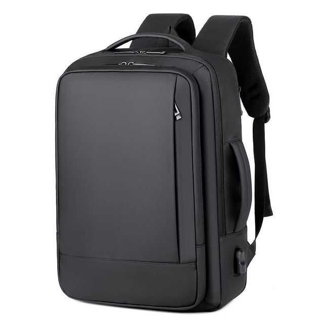 Mochila de viaje para ordenador portátil para hombres y mujeres, bolsas de trabajo para ordenador, mochila universitaria para enfermera, mochila con puerto USB, ordenador portátil. (Negro)