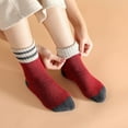 thumbnail image 5 of Wool Socks - Wool Socks for Women Men Soft Thick Warm Winter Knit Vintage Crew Socks Casual, 5 of 9