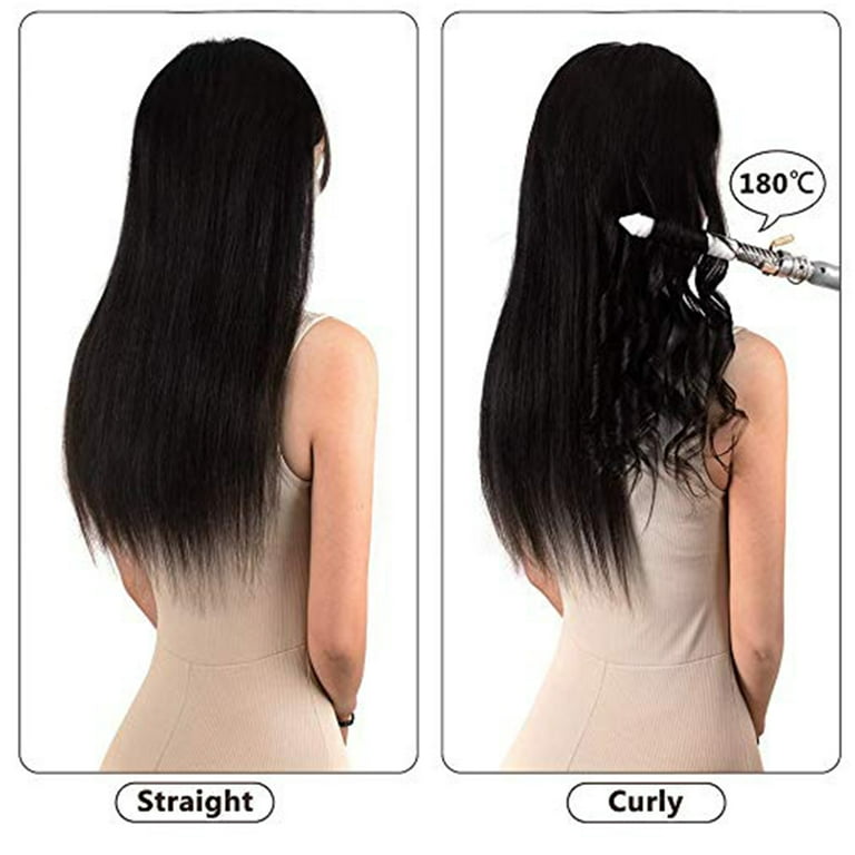 LELINTA 8pcs 14 16 18 20 22 Clip in Hair Extensions Remy Human Hair Women Silky Straight Human Hair Extensions 18 Clips Walmart