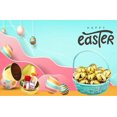 thumbnail image 3 of The Dreidel Company Golden Easter Eggs Metallic Gold, Goodie Basket Prize, Eggs are Hinged, 2.38" Inch (240-Pack), 3 of 6